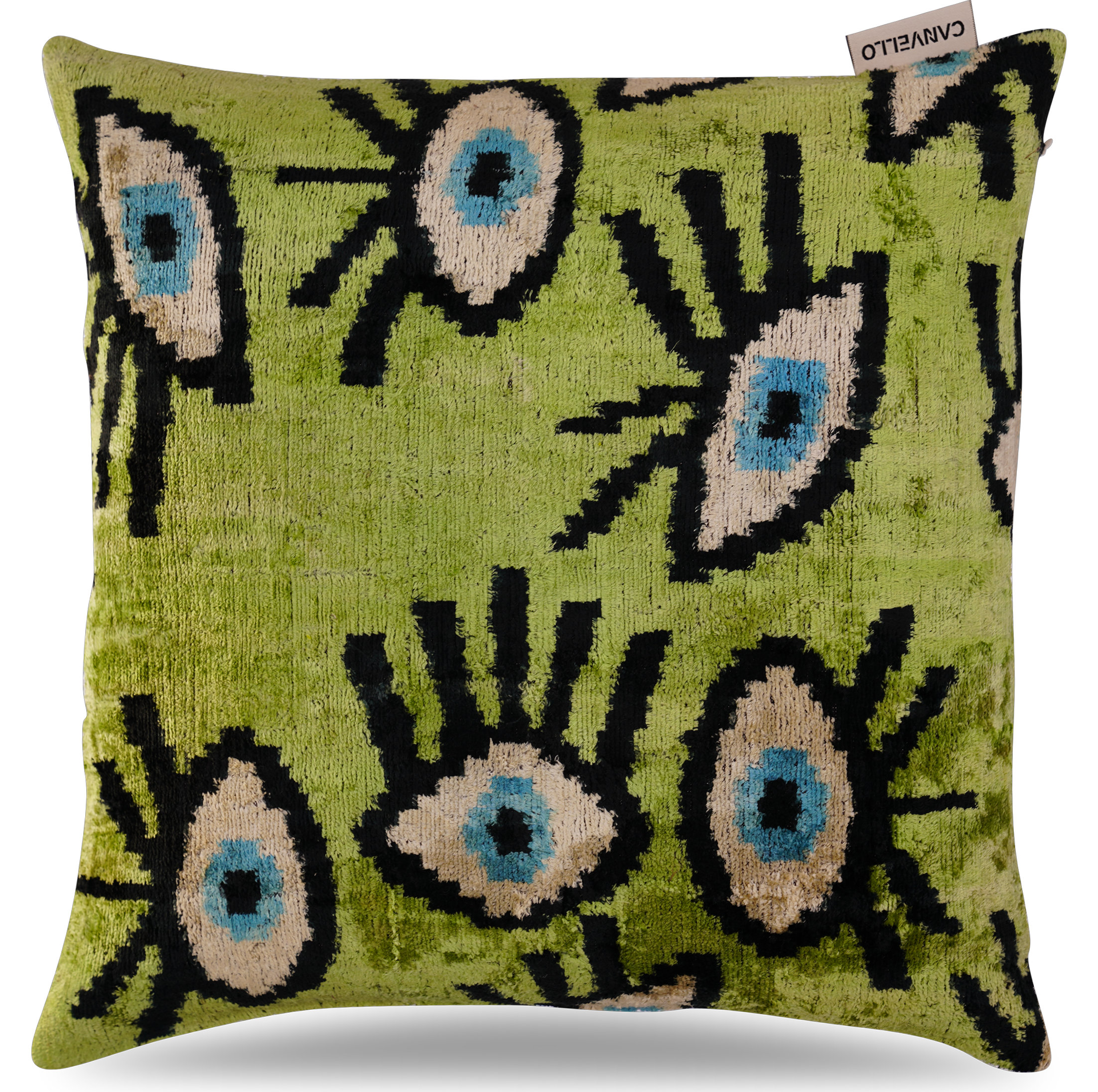 Canvello Silk/Velvet Throw Square Pillow Cover & Insert | Wayfair