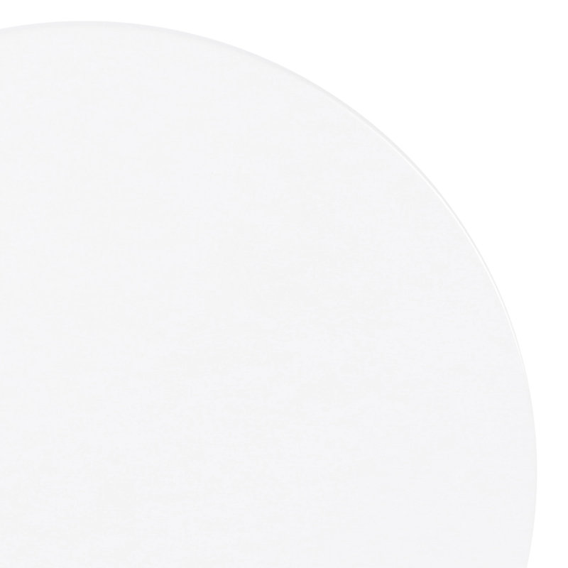 Plaque de hors-d’œuvres en mélamine 7" flat, Blanc