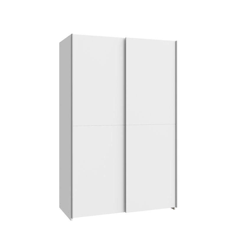 Nakari 2 Door Manufactured Wood Wardrobe, 190 cm H x 120.1 cm W x 61 cm D