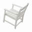 Chaise de patio avec ensemble de 2 accoudoirs, imitation grain de bois texturé-227469377