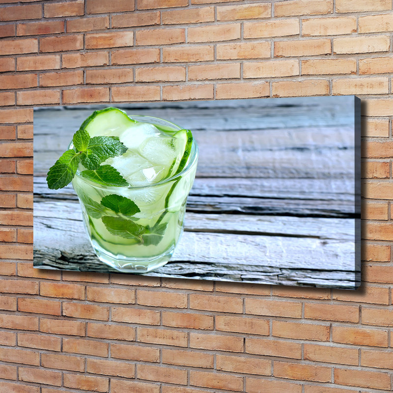 Cucumber Water - Wrapped Canvas Print