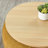 Round Storage Ottoman, 2 In 1 Function, Work As End Table And Ottoman,With Small Seat,Dark Yellow(25"X25"X14.7") Ow-1165592690