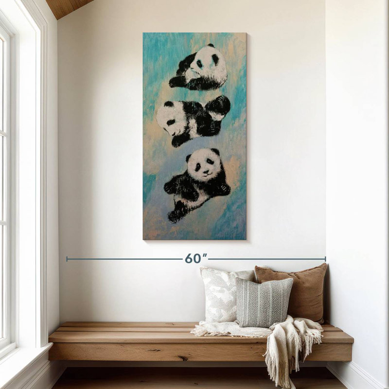 Panda Karaté, H 48 po x l 24 po