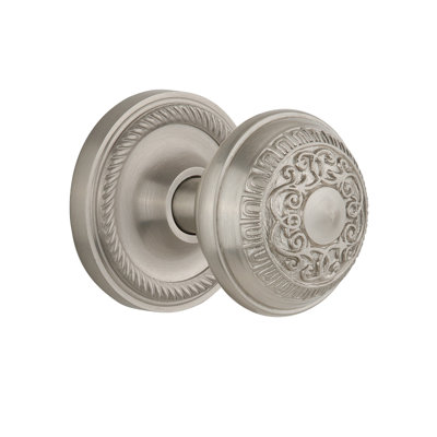 Rope Rosette with Egg & Dart Door Knob