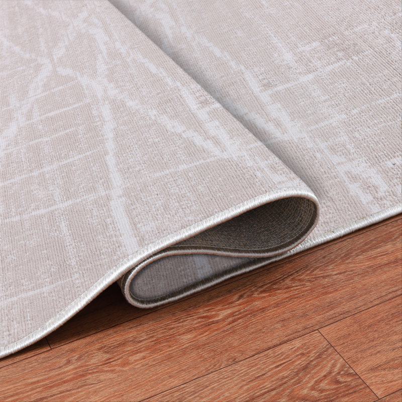 Low-Pile Pierce Rug, Rectangle 5'3" x 8'