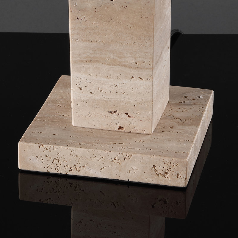 Lampe de table en pierre Raub