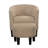 Anges Upholstered Barrel Chair with Ottoman-72831340