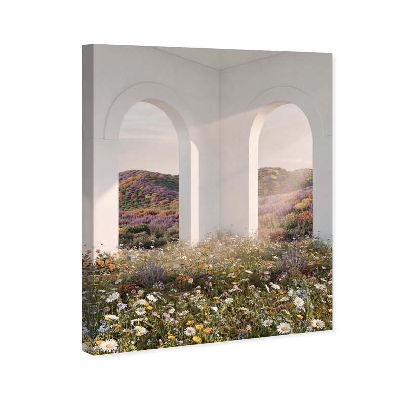 Sunlight Coming Through Landscape & Nature Canvas Print by Oliver Gal, Black Frame, 16 x 20, 16"H x 20"W, Gallery Wrapped