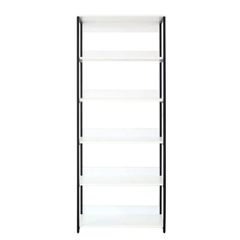 Walk-in avec 5 tablettes - bois et métal, structure en métal thermolaqué, compartiments de rangement très profonds, chauffe-eau, tableau de classement Stain Scratch E0, 2 fois plus épais, modulaire,