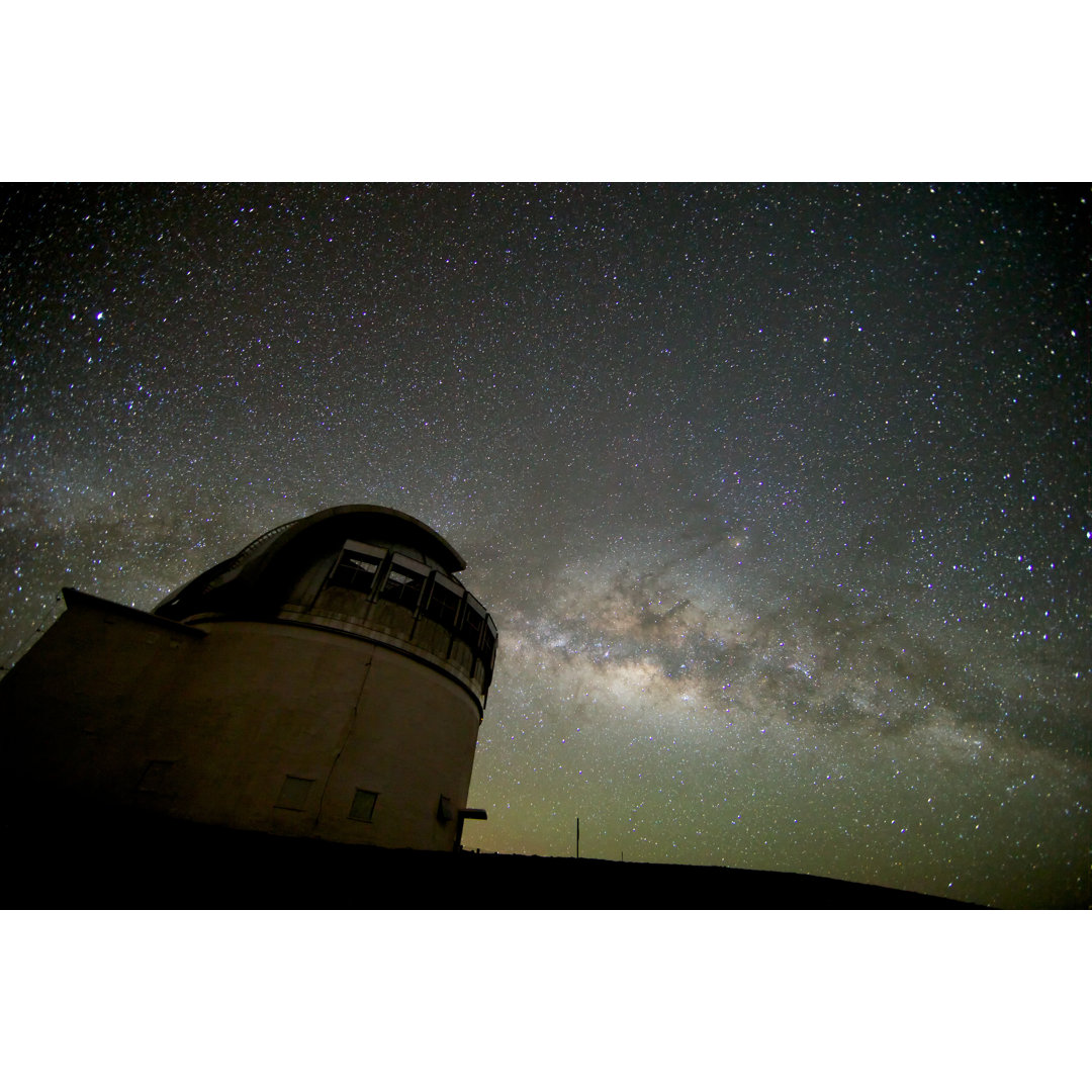 Leinwandbild Die Milchstraße über dem Mauna Kea