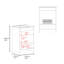 Meuble-lavabo de salle de bain avec lavabo, 2 portes, 2 tablettes, blanc-297455404