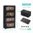 24 Inch Wide Folding Storage Cabinet With 5 Tiers, Collapsible Bins, Magnetic Door, And Wheels For Versatile Use And Easy Organization-1093657922