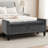 Jeani 45" Wide Velvet Tufted Rectangle Storage Ottoman-933444436