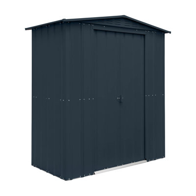 Globel 6 X 3 Apex Green Metal Shed