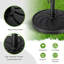 Base de parasol ronde 40,5 lb 21,5 pouces