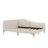 A Luxurious Upholstered Daybed With A Stylish Headboard And Comfortable Armrests-884209152
