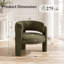 Fauteuil de salle à manger rembourré en velours de 33 po de largeur-161740569