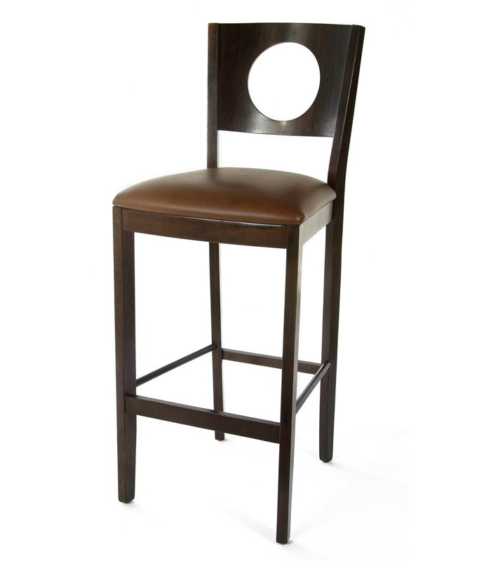 Tabouret de bar 30 po Carol, Noyer