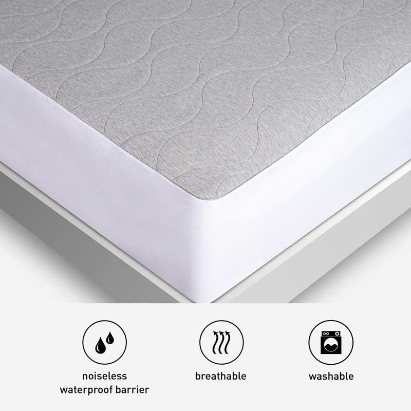 Bedgear Air-X Performance Mattress Protector - Grey - Breathability by Air-X Technology, Full / Double