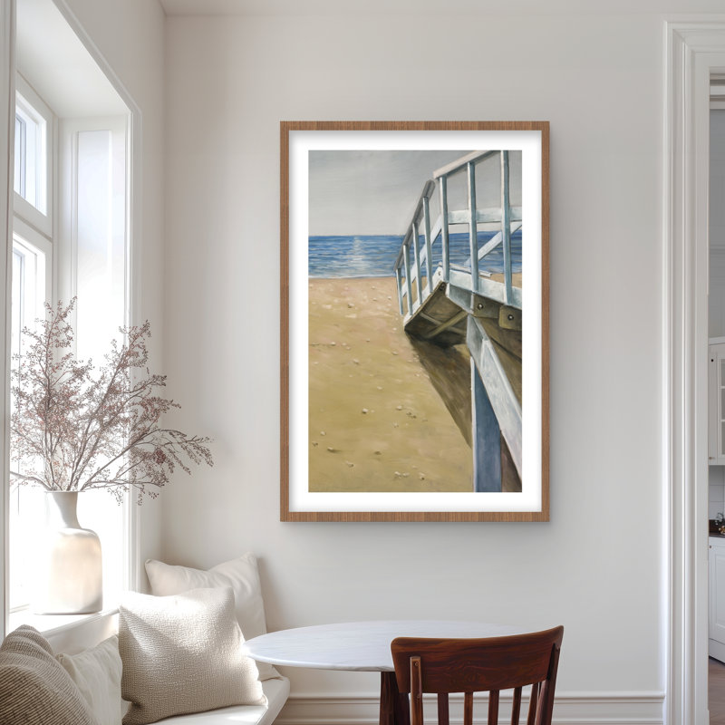 Imprimé matelassé «Seaside Landscape» | Décoration côtière
