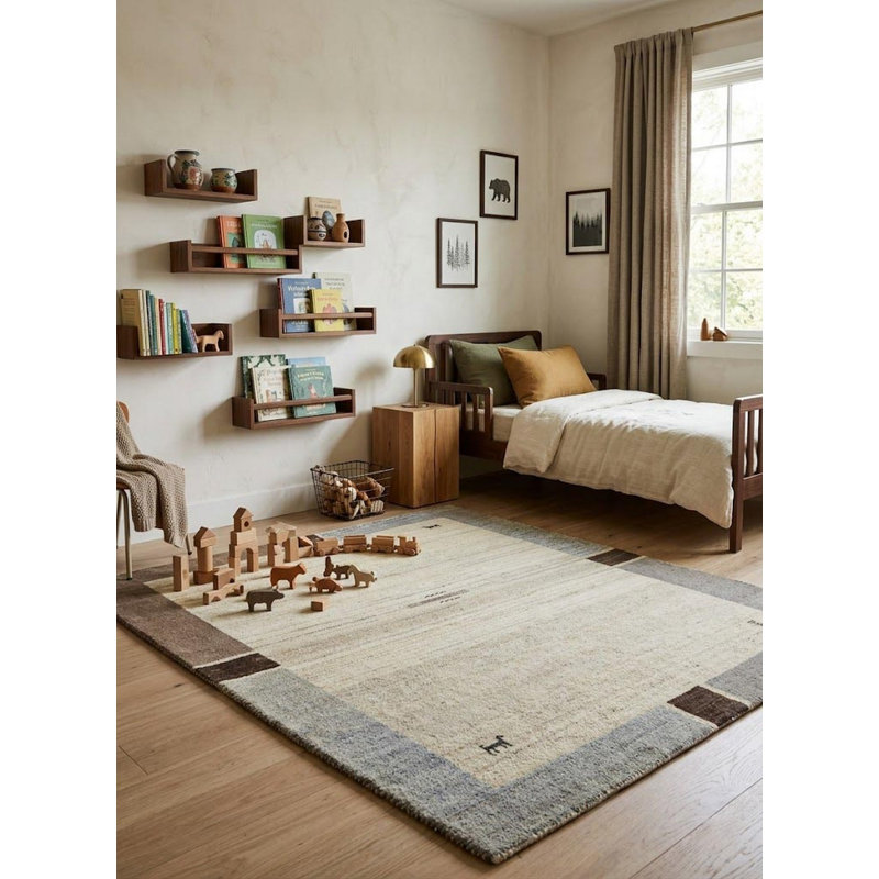 Lucie-Luise Wool Abstract Indoor Rug