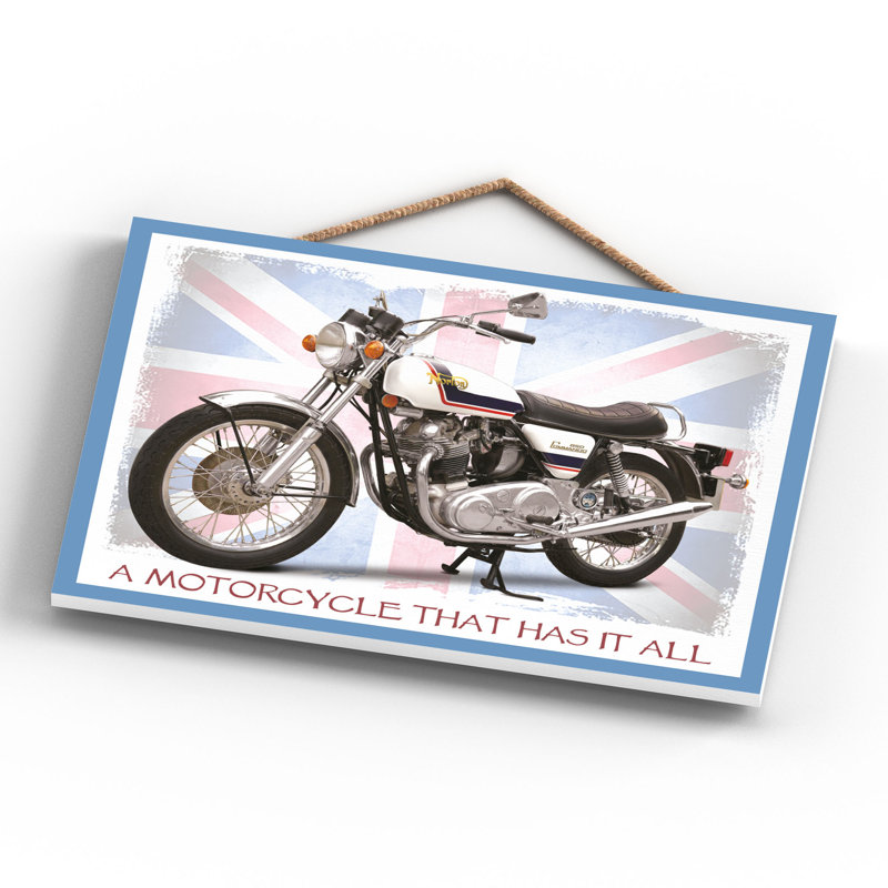 Motorcycle That Has It All - Print on MDF