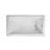 Elara® 72" x 42" Drop in/Undermount Soaking Acrylic Light Bathtub