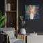 Art mural en métal luxueux «Floral Beauty 4» par Cheryl Warrick, 24 po x 24 po-1253302228