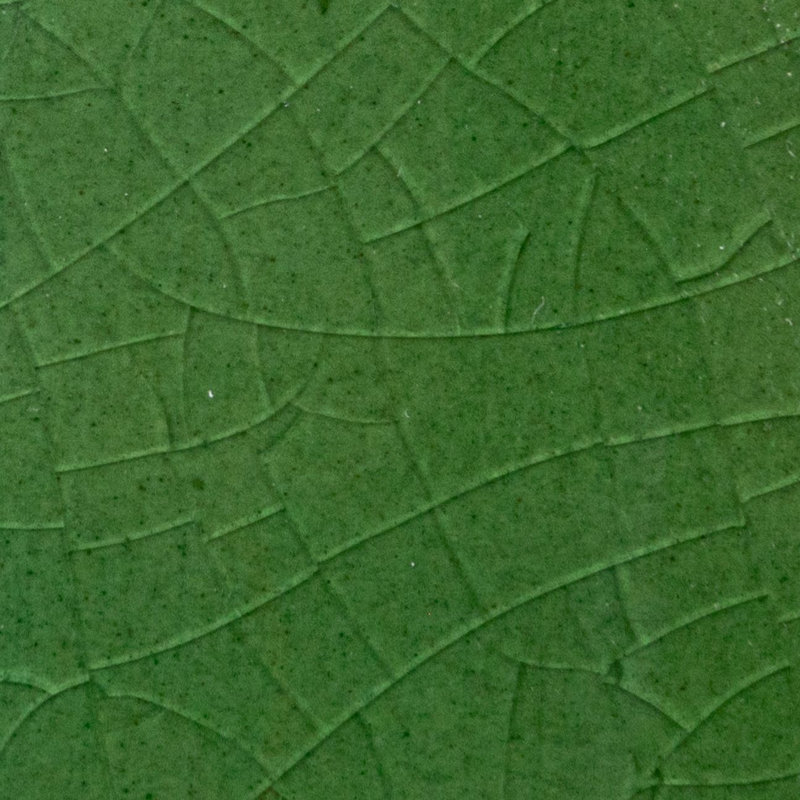 Jardinière en terre cuite à pois surélevés, Green