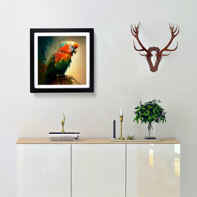 Parrot Expressionism - Framed Print