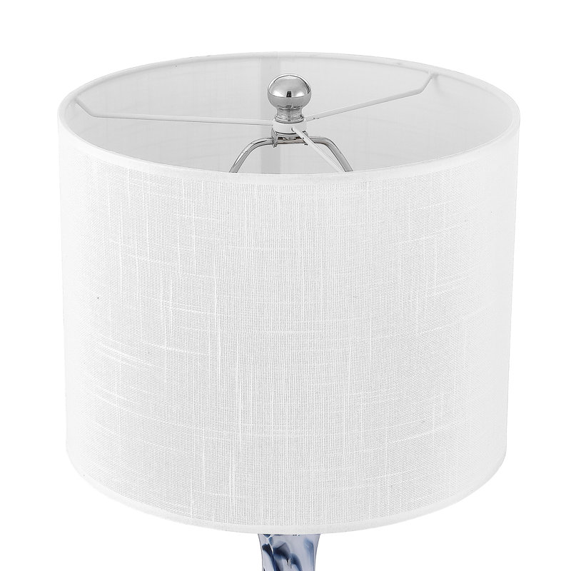 9" H White Drum Lamshade