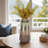 Glass Vases Glass and Metal Glam Design with Decorative Chain Accent for Modern Interiors and Stylish Display Decor.-237652022