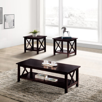 Achava 3 Piece Coffee Table Set by Winston Porter