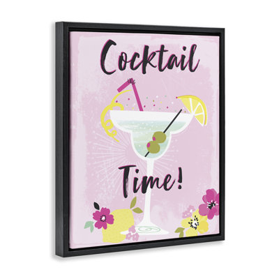 "Pink Cocktail Time", art mural encadré par Angela Nickeas