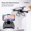 V14 Professional Drone 6k Hd Dual Caméra Wifi Fpv Portable RC Quadcopter 2 Batterie, drones Convient aux adultes / débutants.