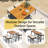 5-Piece Rectangular Outdoor Patio Dining Set With Cushions