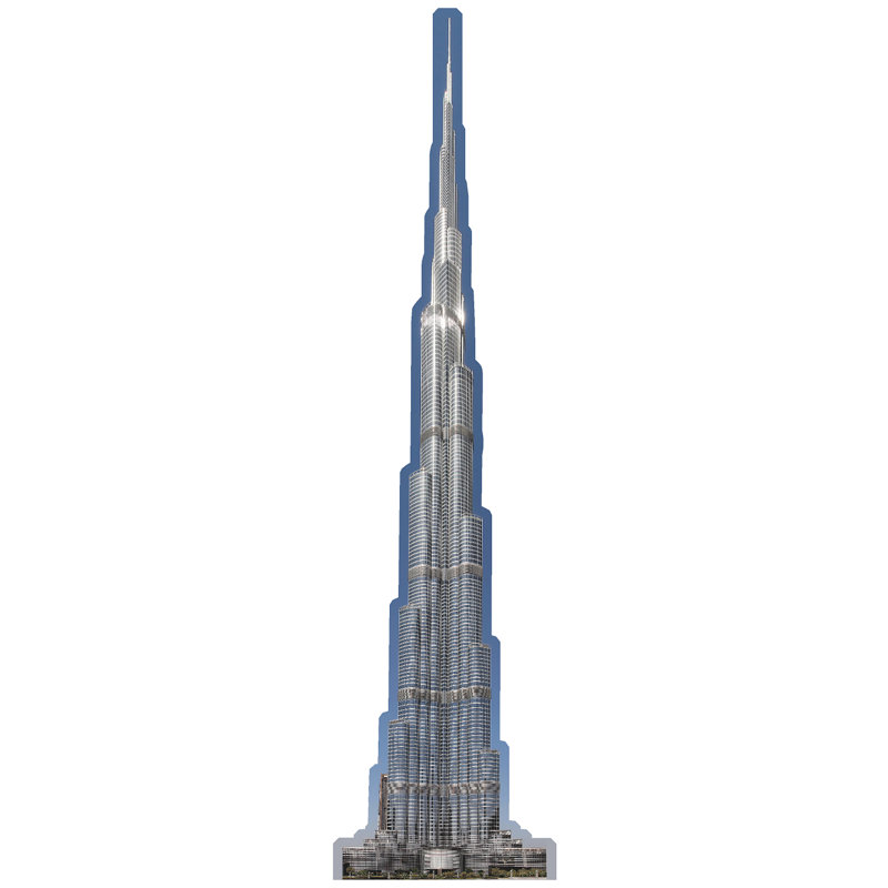 Burj Khalifa - carton de Dubaï