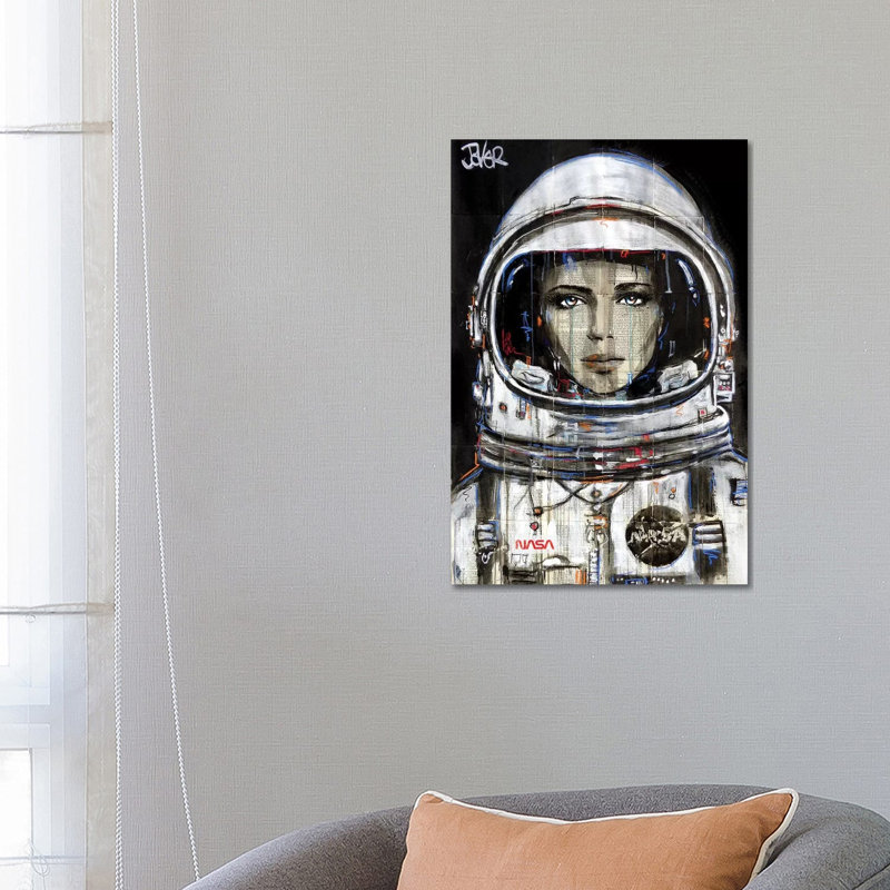 Cosmos by Loui Jover - Print, Wrapped Canvas, No Mat, 26" H x 18" W x 1.5" D
