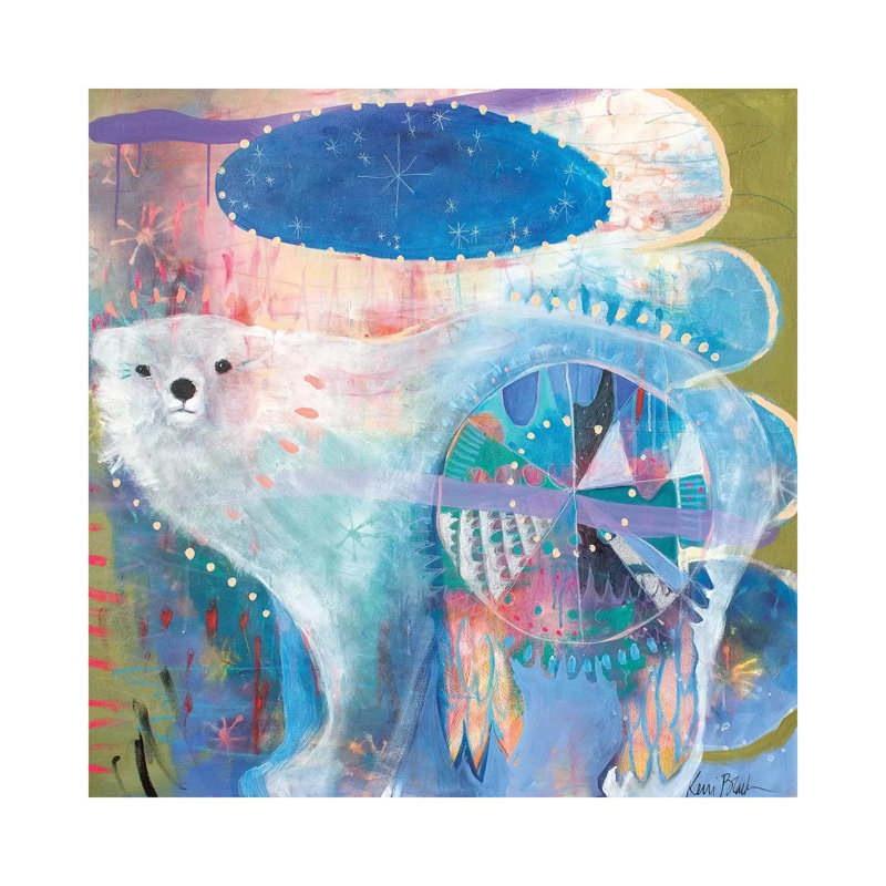 Northern Call by Kerri McCabe - Wrapped Canvas Painting, 30.48cm H x 30.48cm W x 1.91cm