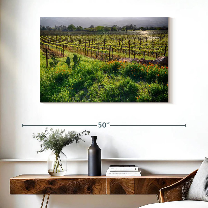 Alvord Sunrise In The Vineyard, H 26 po x l 39 po