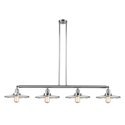 Rouvin 4 - Light Metal Dimmable Chandelier