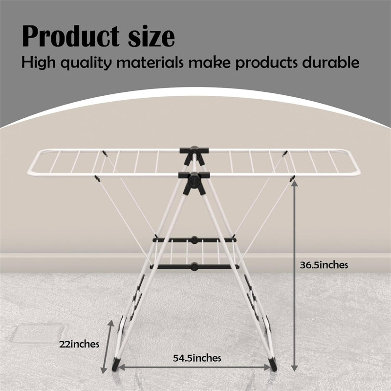 Premium Double Coat Drying Rack - Efficient And Space-Saving