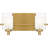 Roseville 2-Light Brushed Gold Bath Light