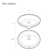 Plaisir® Ceramic Undermount Bathroom Sink with Overflow