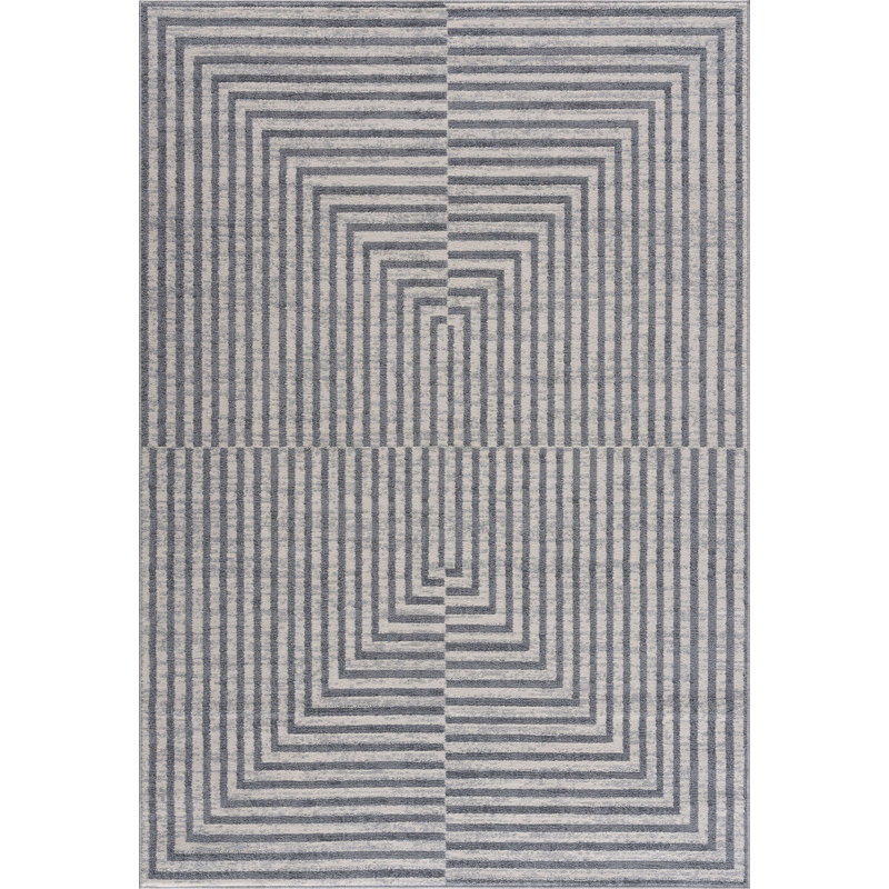 Tapis crème Jarrel Rugs MIST MIS170A, Rectangle 5 pi 3 po x 7 pi 6 po