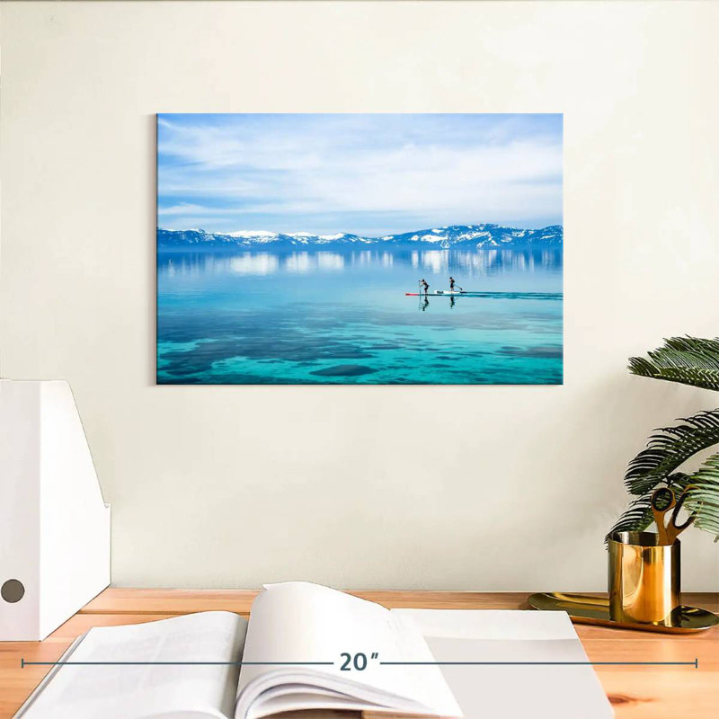Sireci Lake Tahoe Paddleboarding, 8" H x 12" W