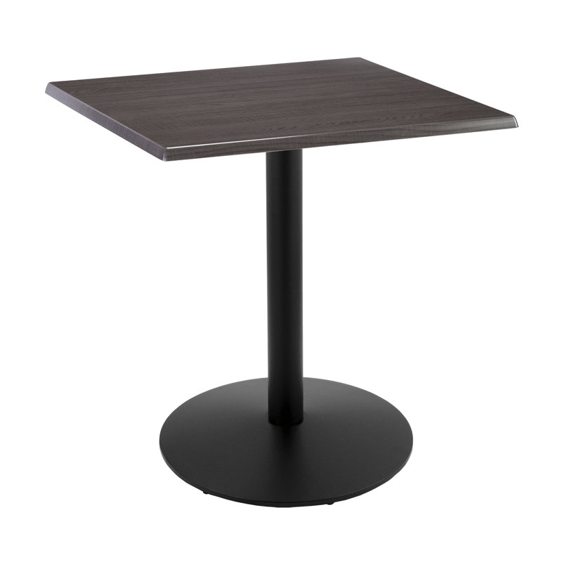 36" Tall, Indoor/Outdoor Table, Charcoal, 30" L x 30" W