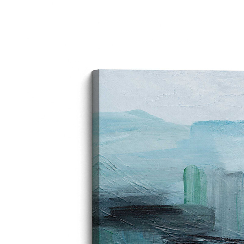 «Where the water plombs II», toile tendue, H 12 po x l 18 po