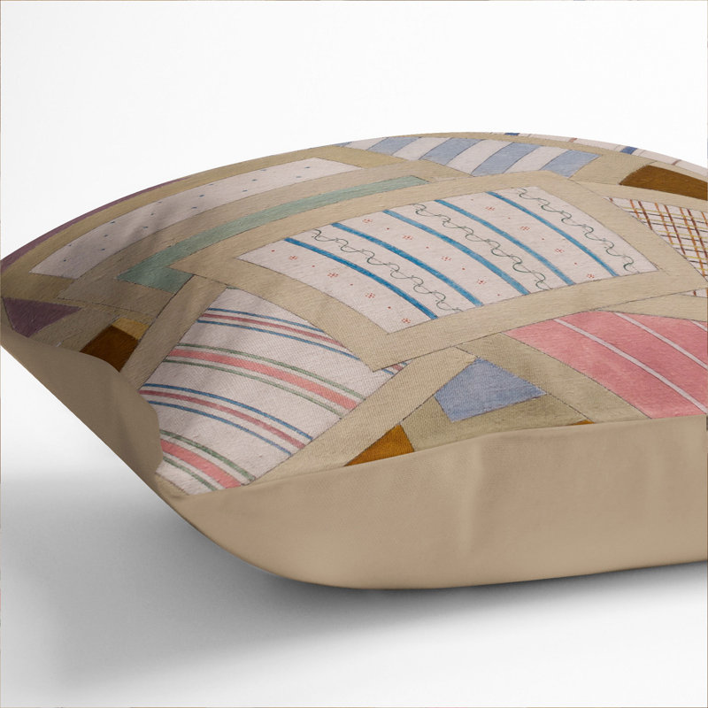Spring Scatter Cushion, 40cm H x 40cm W x 15cm D, Stone