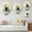Horloge murale abstraite en métal-93380258